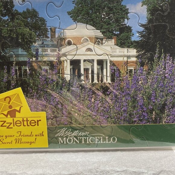 Puzzletter Thomas Jefferson Monticello Vtg Envelope NOS 4.5x6.5"‎ Secret Massage - Picture 5 of 12
